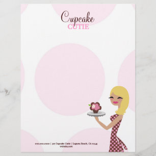 311-Candie die Cupcake-Schatz Blondine Briefkopf