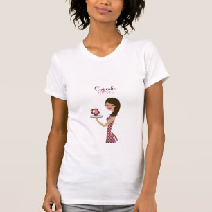 311-Candie die Kuchen-Süsse brünett T-Shirt