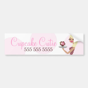 311 Candie Kuchen-Süsse-gewellte Blondine Autoaufkleber