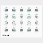 311 Candy Boudoir Rokoko Robin Egg Blue Sticker (Blatt)