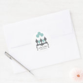 311 Candy Boudoir Rokoko Robin Egg Blue Sticker (Umschlag)