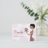 311 Carlie die Kuchen-Süsse-Chubby Geschäfts-Karte Visitenkarte (Stehend Vorderseite)