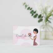 311 Carlie die Kuchen-Süsse-Schürze Visitenkarte (Stehend Vorderseite)
