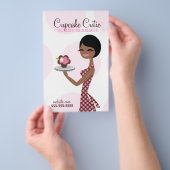 311 Carmella Cupcake Süsse Brünett Flyer (Handgriff)