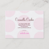 311 Carmella das Feuerzeug der Plätzchen-Süsse-2 Visitenkarte (Rückseite)