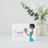 311 Carmella das Kuchen-Süsse-Geschenkboxen-Blau Visitenkarte (Stehend Vorderseite)