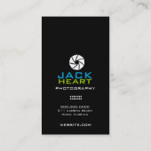 311-Caught im Aktions-Schuss-Fotografen Visitenkarte (Rückseite)