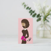 311 CEOfashionista-Terminkalender Visitenkarte (Stehend Vorderseite)