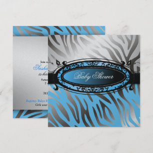 311-C'est Luxueux   heißes Momma rosa Baby Zebra-  Einladung