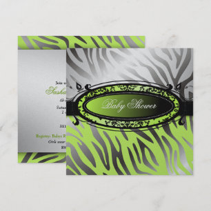 311-C'est Luxueux  Hot Momma Limon Zebra  Baby Einladung