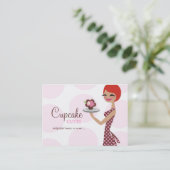 311 Cherrie die Kuchen-Süsse-Chubby Visitenkarte (Stehend Vorderseite)