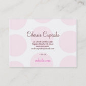 311 Cherrie die Kuchen-Süsse-Chubby Visitenkarte (Rückseite)