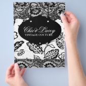 311 Chic und Lacey Black und White Flyer (Hand)