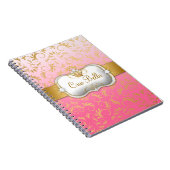 311 Ciao Bella das goldene göttliche Rosa Notizblock (Rechte Seite)