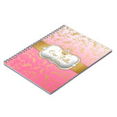 311 Ciao Bella das goldene göttliche Rosa Notizblock (Linke Seite)