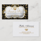 311-Ciao Bella goldenes göttliches reiches Visitenkarte (Vorne/Hinten)