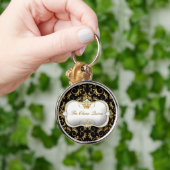 311 Ciao Bella goldenes göttliches Schwarzes Schlüsselanhänger (Hand)