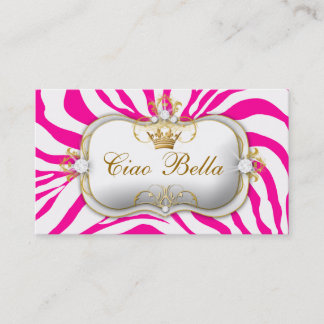 311-Ciao Bella Hott Rosa Visitenkarte