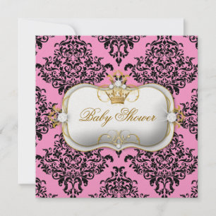 311 Ciao Bella & Lovey Dovey Damast Rosa Eis Einladung