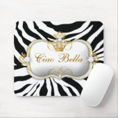 311 Ciao Bella Zebra-Streifen Mousepad (Mit Mouse)