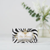 311 Ciao Bella Zebra Visitenkarte (Stehend Vorderseite)