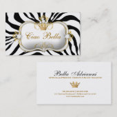 311 Ciao Bella Zebra Visitenkarte (Vorne/Hinten)