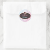 311 Cupcake Divine Dreamy Damask Sticker (Tasche)