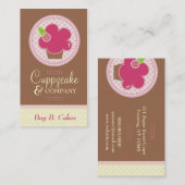 311 CUPPYCAKE SÜSSE-GESCHÄFTS-KARTE VISITENKARTE (Vorne/Hinten)