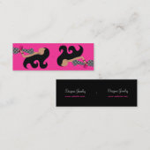 311-Custom Auftrag Loretta Mini Visitenkarte (Vorne/Hinten)