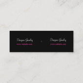 311-Custom Auftrag Loretta Mini Visitenkarte (Rückseite)