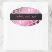 311-Custom Isabel Ovaler Aufkleber (Tasche)