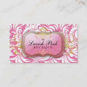 311 das verschwenderische rosa Platten-Rosa Visitenkarte