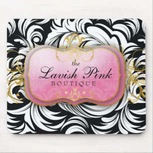 311 das verschwenderische rosa Schwarze der Mousepad