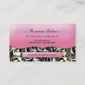 311 das verschwenderische rosa visitenkarte (Rückseite)