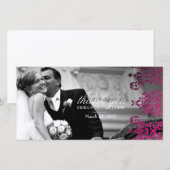 311-Dashing Damask | Magenta Danke Foto (Vorne/Hinten)