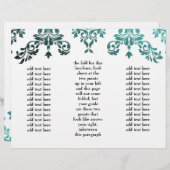 311 Dashing Damask Sea Garden (Vorne/Hinten)