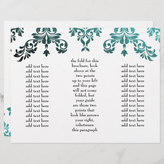 311 Dashing Damask Sea Garden (Vorne/Hinten)