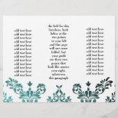 311 Dashing Damask Sea Garden (Rückseite)