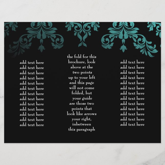 311 Dashing Damask Sea Garden at Night Brochure (Vorderseite)