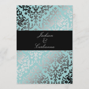 311-Dazzling Damask Artic Einladung