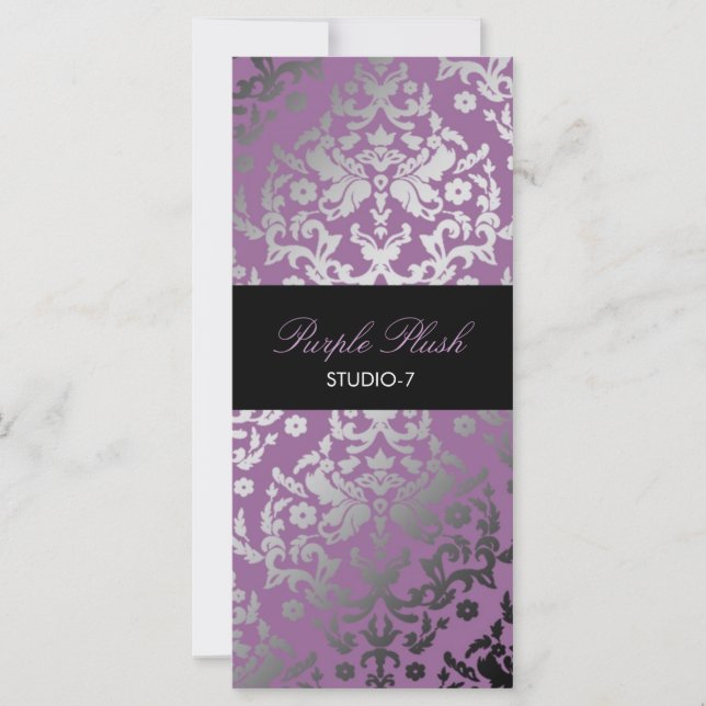 311 Dazzling Damask Lila Plush (Vorderseite)