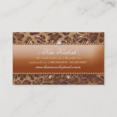 311 der leuchtende Leopard Visitenkarte (Rückseite)