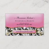 311 der verschwenderische rosa Platten-Diamant Visitenkarte (Rückseite)