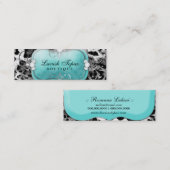 311 der verschwenderische Topaz-Diamant-Leopard Mini Visitenkarte (Vorne/Hinten)