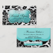 311 der verschwenderische Topaz-Diamant-Leopard Visitenkarte (Vorne/Hinten)