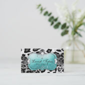 311 der verschwenderische Topaz-Diamant-Leopard Visitenkarte (Stehend Vorderseite)