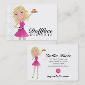 311 Desserts im Freien Blondie Lemon Tarte Busines Visitenkarte (Vorne/Hinten)