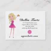 311 Desserts im Freien Blondie Lemon Tarte Busines Visitenkarte (Rückseite)