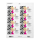 311 Desserts im Freien Blondie Zebra Print (Vorne)