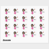 311 Desserts in Pink Runder Aufkleber (Blatt)